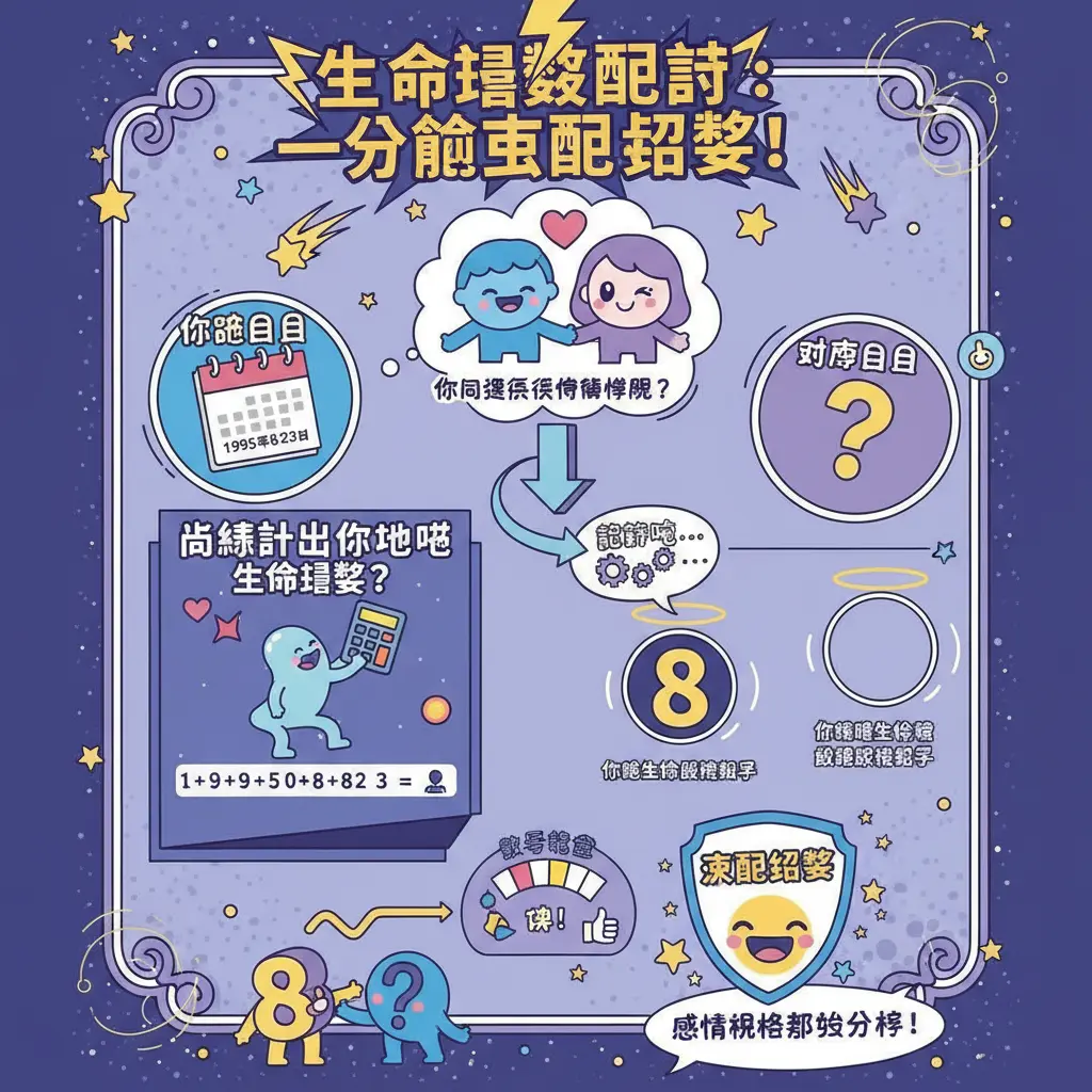 生命靈數配對 - 生命靈數